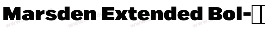 Marsden Extended Bol字体转换 Marsden Extended Bol字体转换